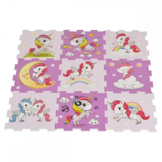 Moni Toys Χαλάκι - Puzzle Δαπέδου 9Τ. Unicorns 0350
