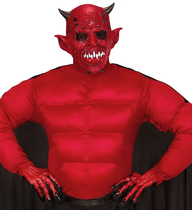 Αποκριάτικο Αξεσουάρ Γάντια Red Devil 3D (Widmann) (W-8406H) 2