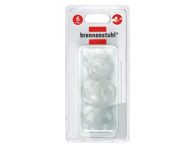 Brennenstuhl Wall socket cover with touch protection, content: 6 units (1164480) (BNN1164480)