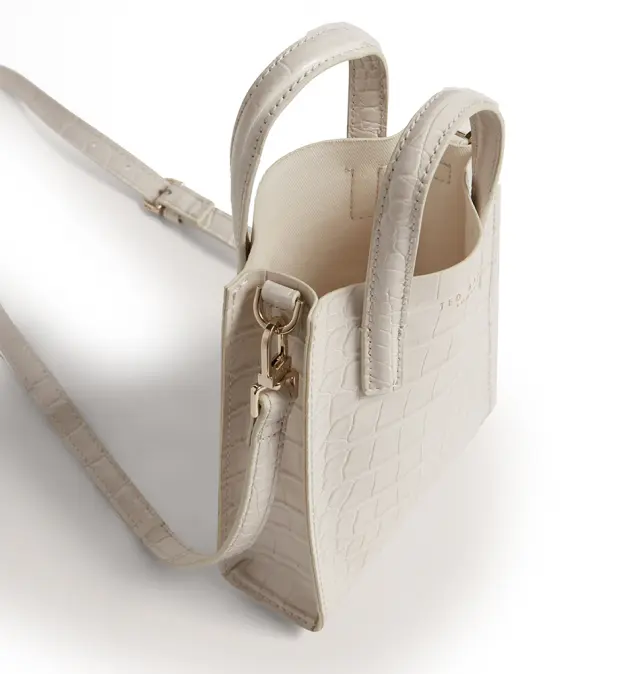 Τσάντα TED BAKER Wenissa Croc Mini Icon Bag 282820 Ιβουάρ 2