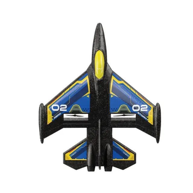 Silverlit Flybotic Sonic Evo Τηλεκατευθυνόμενο Αεροπλάνο Μπλε Για 8+ Χρονών (7530-85741) 2