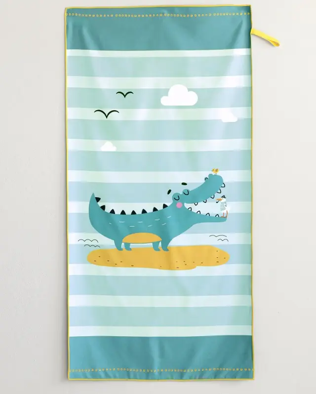 Πετσέτα Θαλάσσης (70x140) Croco microfiber nima
