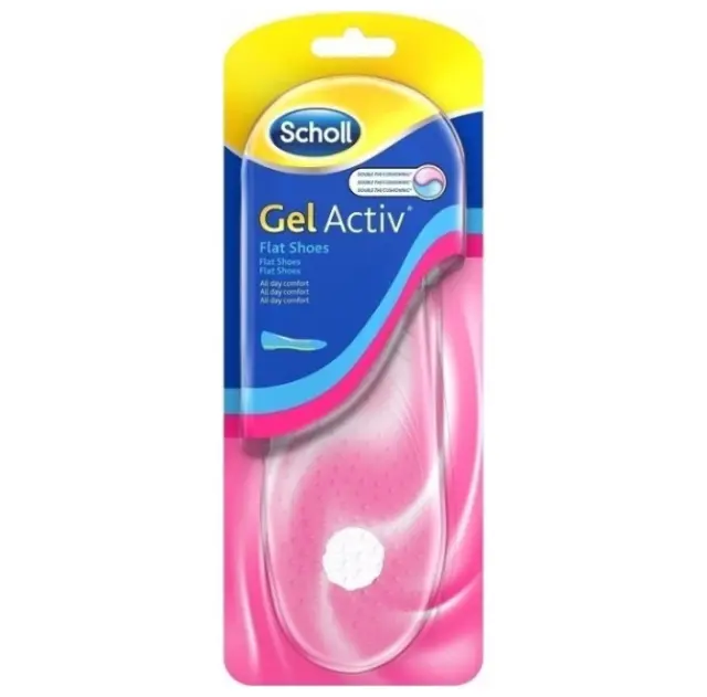 Scholl Gel Activ Flat Shoes One Size (35-40.5) 1ζεύγος (για παπούτσια χωρίς τακούνι χαμηλότερα από 5,5cm) 3