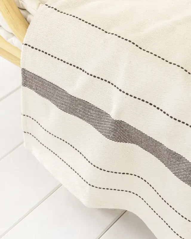 Ριχτάρι Πολυθρόνας 180x180 Nima Raha Beige 100% βαμβακερό 2