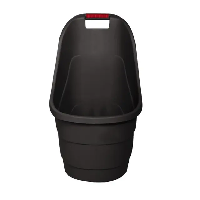 Grasher Καρότσι κήπου πολλαπλών χρήσεων με ρόδες 60lt Μαύρο / 100785 2