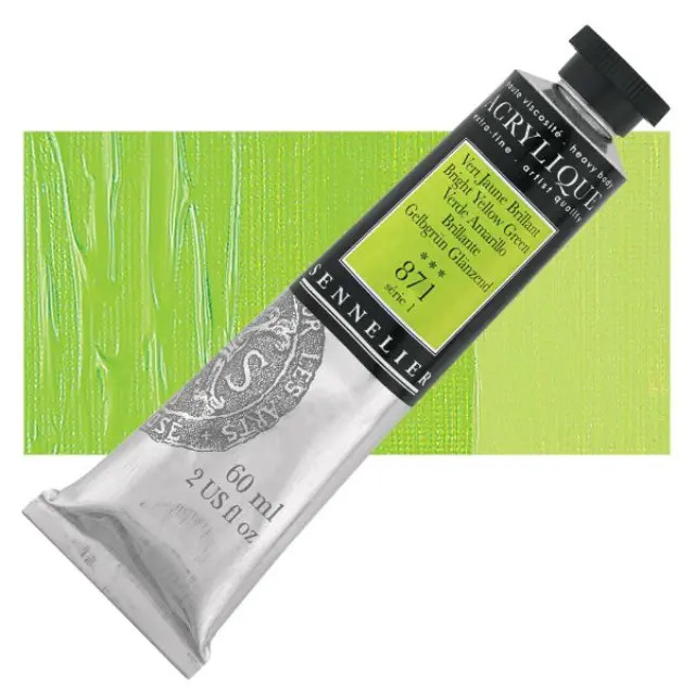Ακρυλικό Sennelier Extra Fine - 871 Bright Yellow Green S1 - 60ml