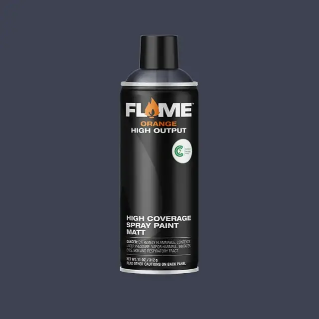 Flame Orange Spray Paint 400ml FO-523 Sapphire Blue Dark