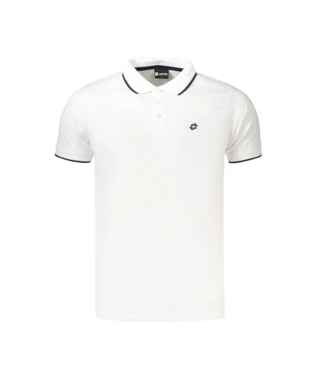 Lotto - Ανδρικό Polo Regular Fit 438888-WHITE Λευκό - S 3