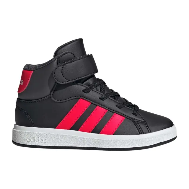 adidas Sportswear Kids Grand Court Mid K Μαύρο - Κόκκινο JR0801 (adidas Sportswear)