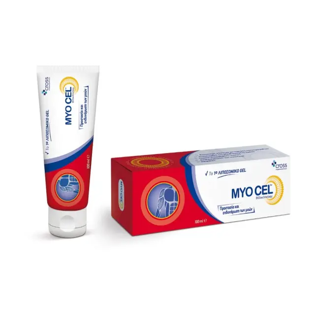 Cross Pharmaceuticals Myo Cel Gel Λιποσωμικό Τζέλ για Προστασία και Ενδυνάμωση των Μυών, 100ml 2