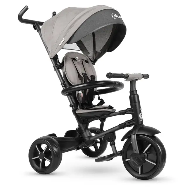 QPlay Rito Star Αναδιπλούμενο Τρίκυκλο Ποδήλατο Grey 10+ Μηνών
