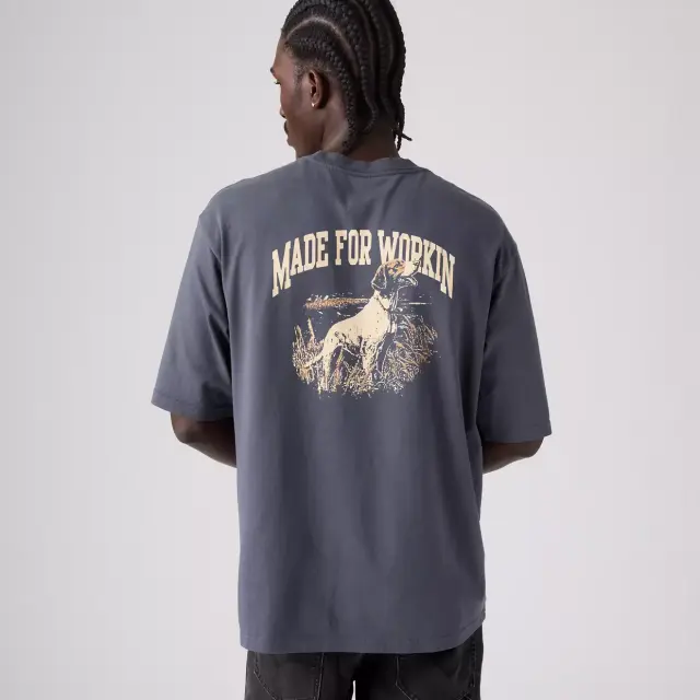 WW GR TEE GREYS - WW GR TEE MADE FOR WORKIN 1 PERISCOPE Grey