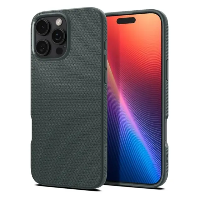 Spigen® Liquid Air Θήκη για iPhone 16 Pro Max-Abyss Green