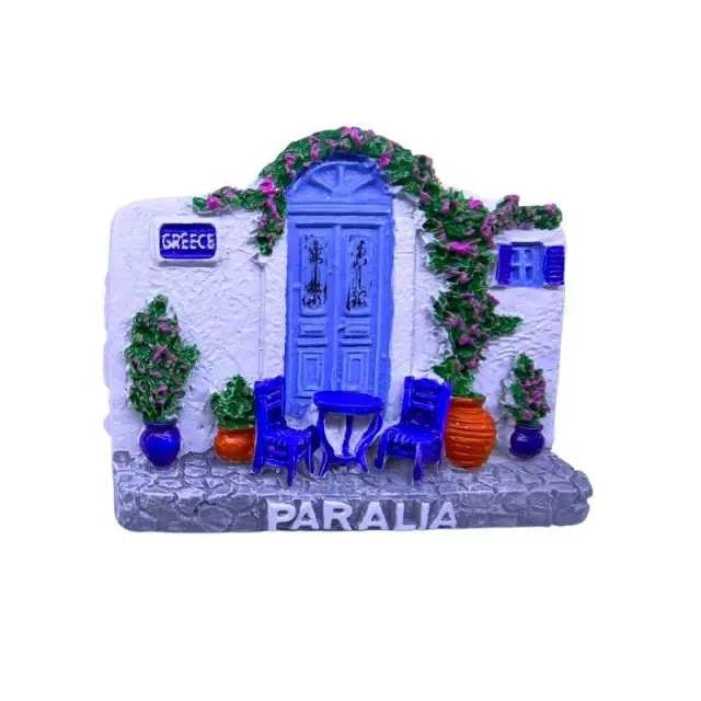 Τουριστικό μαγνητάκι Souvenir - Σετ 12pcs - Paralia - 678422