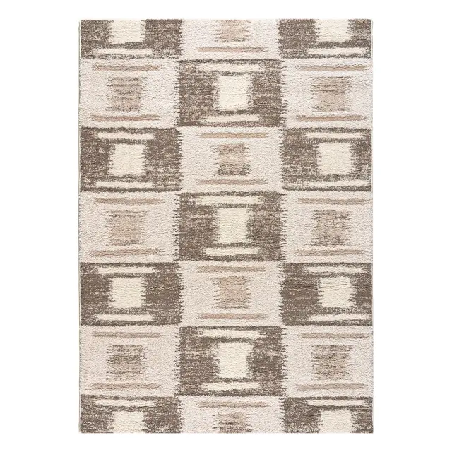 Χαλί 200x290 Beauty Home Puffy Art 9658 Μπεζ P.P.Heat Set-Shrink Polyester