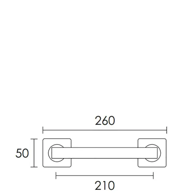 Λαβή Εξώθυρας Inox Conset Σειρά C875 2