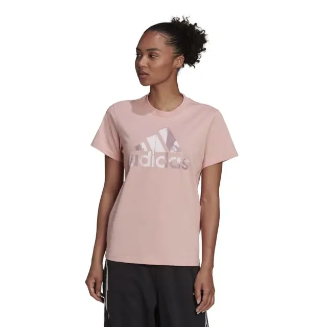 adidas Essentials Print Logo Cotton T-Shirt (HA1224-Salmon) - Σομόν