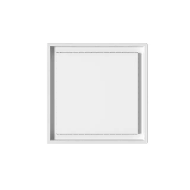 Damma VK/02222/W/W Φωτιστικό Led οροφής τετράγωνο 3000K 24W IP54 27x27x5.4cm λευκό Άσπρο