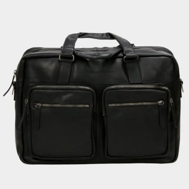 Δερματινος Χαρτοφύλακας Chesterfield C40.1034 00 Μαυρο - ONESIZE