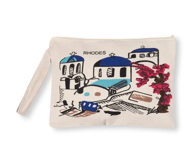 Πορτοφόλι καραβόπανο (30cm x 20cm) canvas 3 RHODES - -