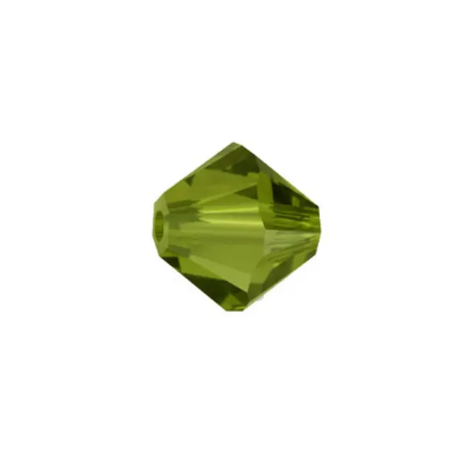 Swarovski 5328 XILION Bicone Olivine 8mm - 9τεμ