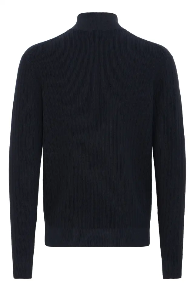 Casual Friday Ανδρικό BOLIN Πλεκτό με Φερμουάρ – Dark Navy - M 2