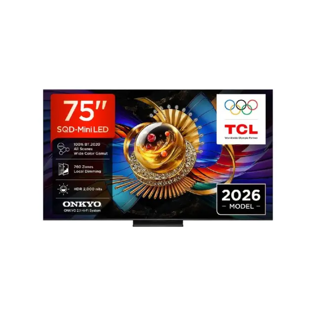 TCL 75Q7D Pro Smart Τηλεόραση 75" 4K UHD SQD-Mini LED Q7D Pro HDR (2026)