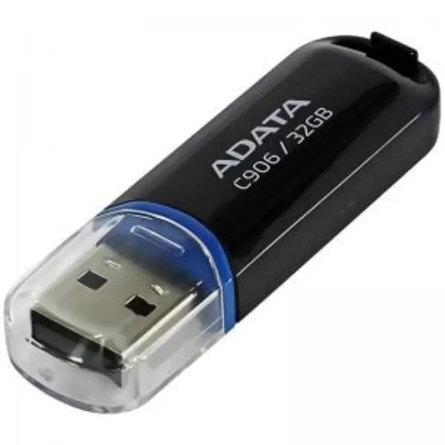 USB 2.0 Flash Disk Adata C906 USB A 32GB Μαύρο N71303 2