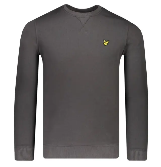LYLE + SCOTT ESSENTIALS CREW NECK SWEATSHIRT ΑΝΔΡΙΚΟ ΦΟΥΤΕΡ - W703 BLACK