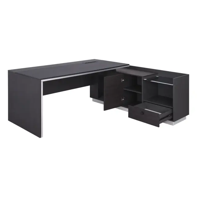 ΓΡΑΦΕΙΟ ΕΠΑΓΓΕΛΜΑΤΙΚΟ ΔΕΞΙΑ ΓΩΝΙΑ ROSEWOOD FB9112R 200X160X76Υ εκ. 2