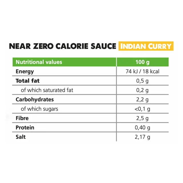 Forpro Near Zero Calorie Sauce Indian Curry, 375 ml 2