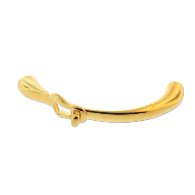 Βραχιόλι Half Bracelet 71x7mm με Ακροδέκτη 5mm - Gold Plated - 1τεμ