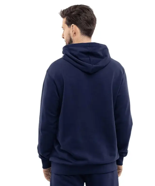 Fila - Ανδρική Μπλούζα Φούτερ Με Κουκούλα Lumezzane FAM0875-50004 Μπλε 2