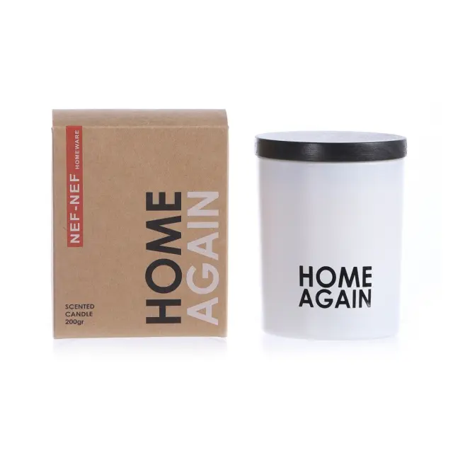 Nef-Nef Homeware Αρωματικό Κερί Home Again 200 gr White