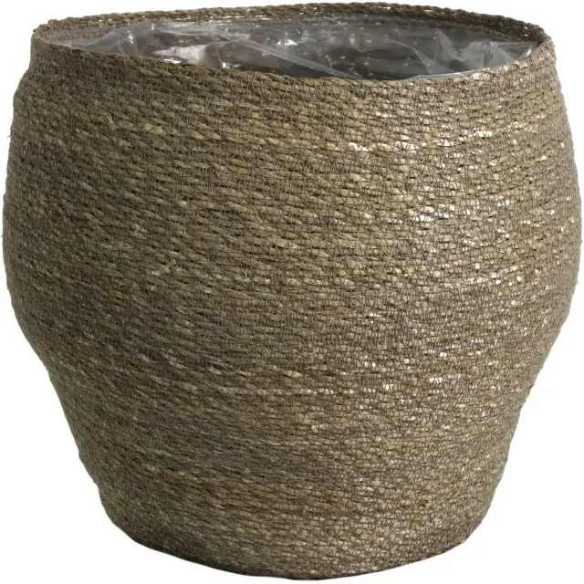 Καλάθι Καφέ Seagrass 34x34x36cm Σετ 3Τμχ 3