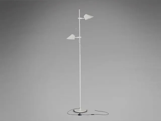 Esino 215589 – Λευκό LED Φωτιστικό Δαπέδου 2L με Remote Άσπρο 2