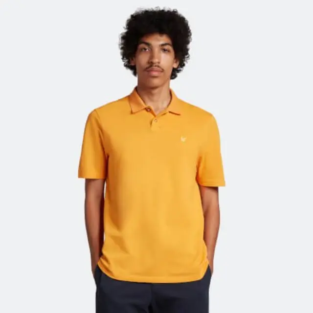 LYLE + SCOTT LOOSE FIT POLO SHIRT ΑΝΔΡΙΚΟ ΠΟΛΟ - Z271/NAVY ORANGE 3
