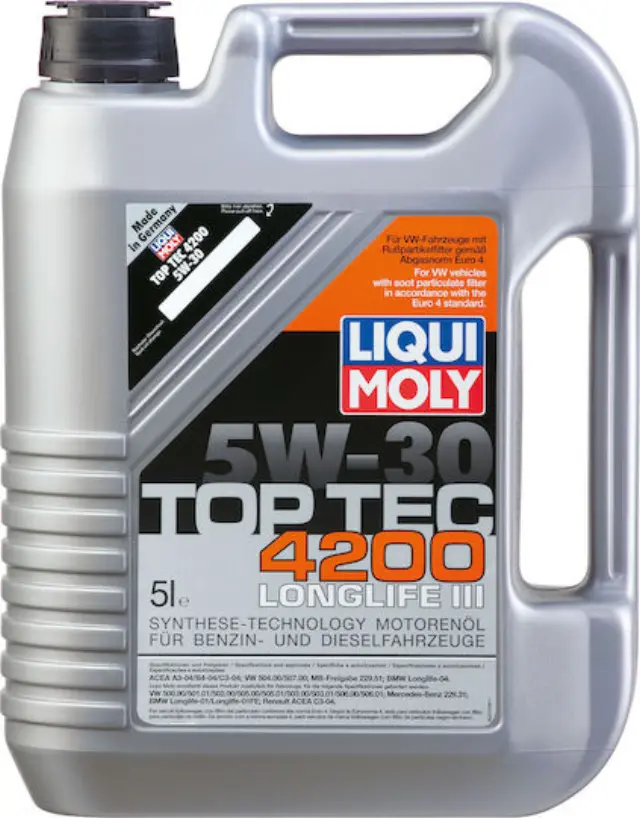 Liqui Moly Top Tec 4200 Συνθετικό Λάδι Αυτοκινήτου 5W-30 5lt