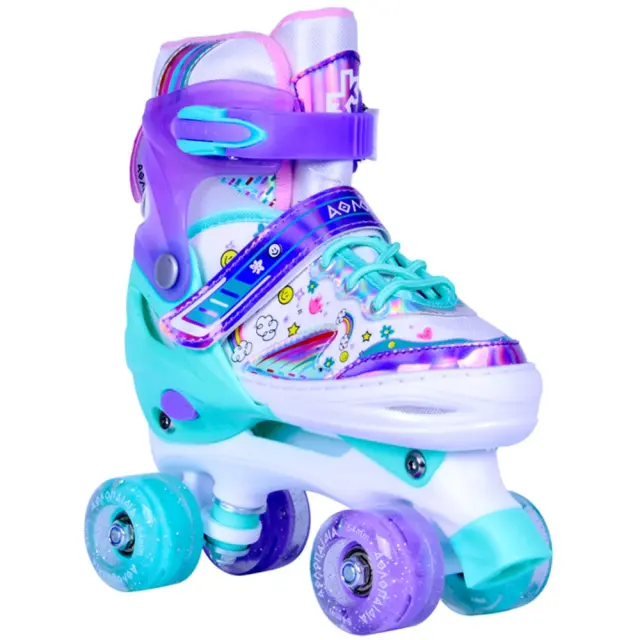 ΑΘΛΟΠΑΙΔΙΑ Μέντα/Μωβ Παιδικά Roller Skates Για Κορίτσια - 27-30 2