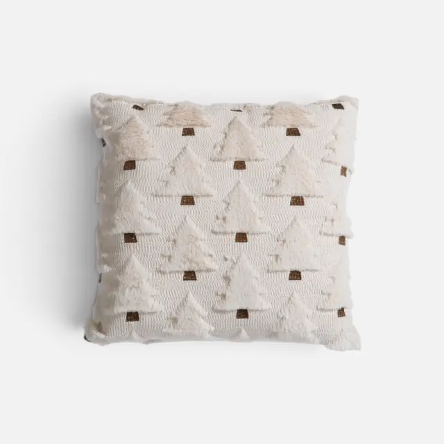 Nef-Nef Homeware Μαξιλάρι Chrs Firs 40x40 Εκρού