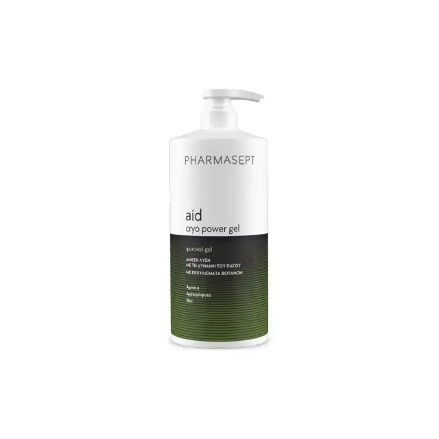 Pharmasept Aid Cryo Power Gel Ψυκτικό Gel με Εκχυλίσματα Βοτάνων, 1lt