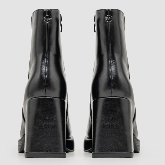 Μποτάκια Buffalo Aaliyah Zip MID PD00018548 Μαύρο - 37 3