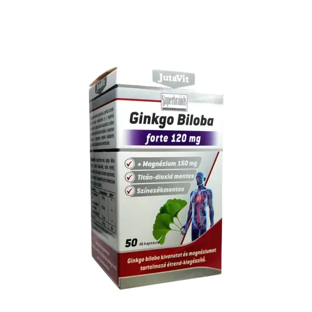 JutaVit Ginkgo Biloba 120 mg + Magnesium 150 mg tablet
