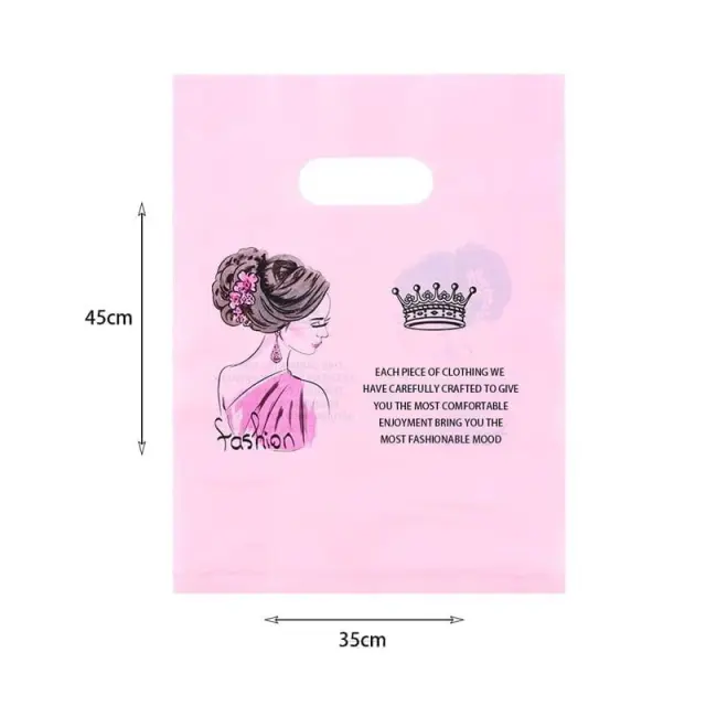 Πλαστική σακούλα δώρου 45x35cm 50τμχ - Plastic present bag 145981 2