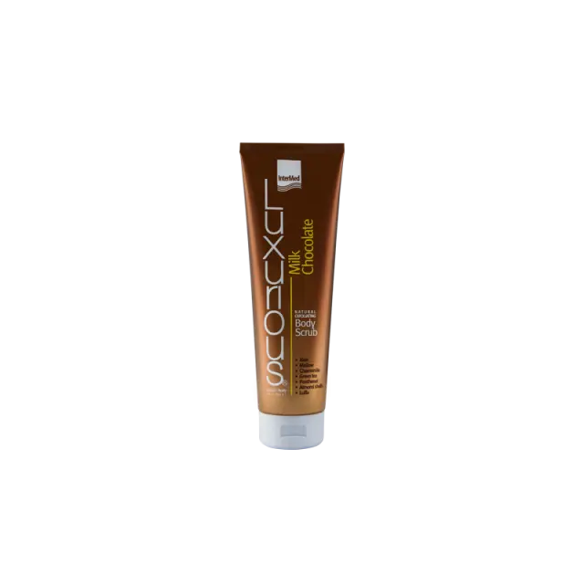 Intermed Luxurious Natural Exfoliating Scrub Milk Chocolate Απολεπιστικό Σώματος με Άρωμα Σοκολάτα, 280ml