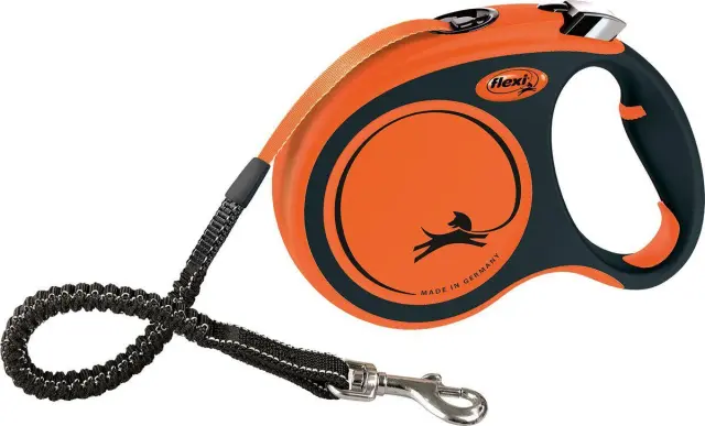 Flexi Xtreme Πτυσσόμενο Λουρί Ιμάντας Σκύλου Πορτοκαλί 5m Πορτοκαλί - L