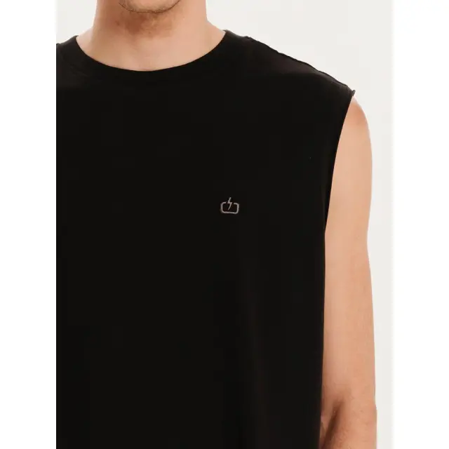 Emerson Men's Crewneck Tank Top (251.EM37.125-Black) - Μαύρο - 3XL 2