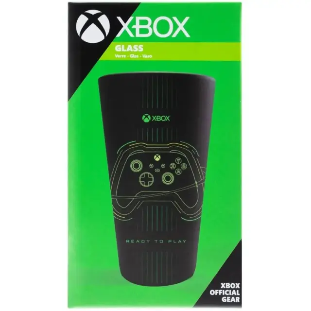 Ποτήρι Γυάλινο 400ml Μαύρο Xbox 2