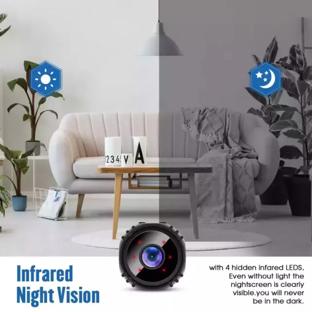 Andowl Κρυφή Κάμερα WiFi 1080p με Υποδοχή για Κάρτα Μνήμης και Ανιχνευτή Κίνησης Q-S710 - Mini WIFI USB IP Camera 075833 2
