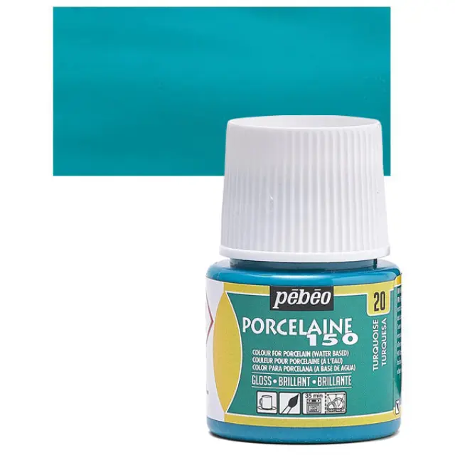 Pebeo Porcelaine 150 Σμάλτο - 20 Turquoise (O) - 45ml